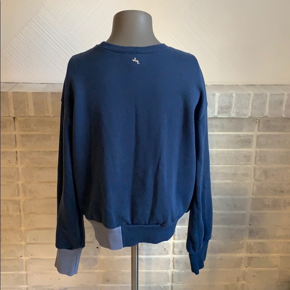 JoyLab Blue Colorblock Sweatshirt - Picture 4 of 7